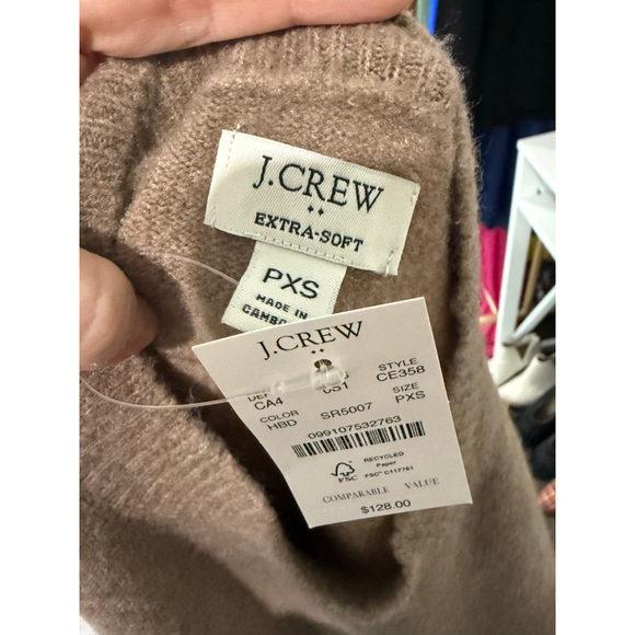 New J. Crew Midi Sweater Dress XS - Picture 6 of 6